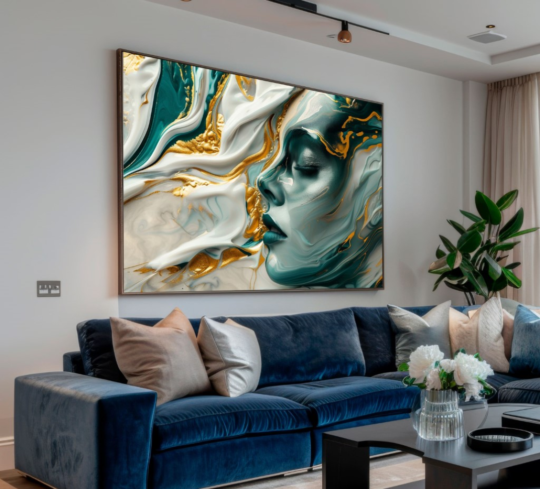 QUADRO ABSTRATO MINIMALISTA ARTE MODERNA - #3