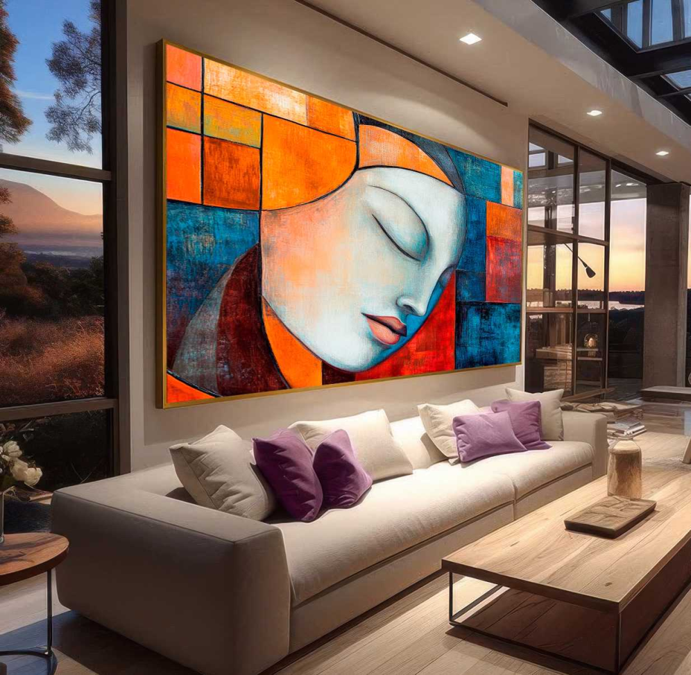 QUADRO EM ABSTRATO  ARTE MINIMALISTA - #5