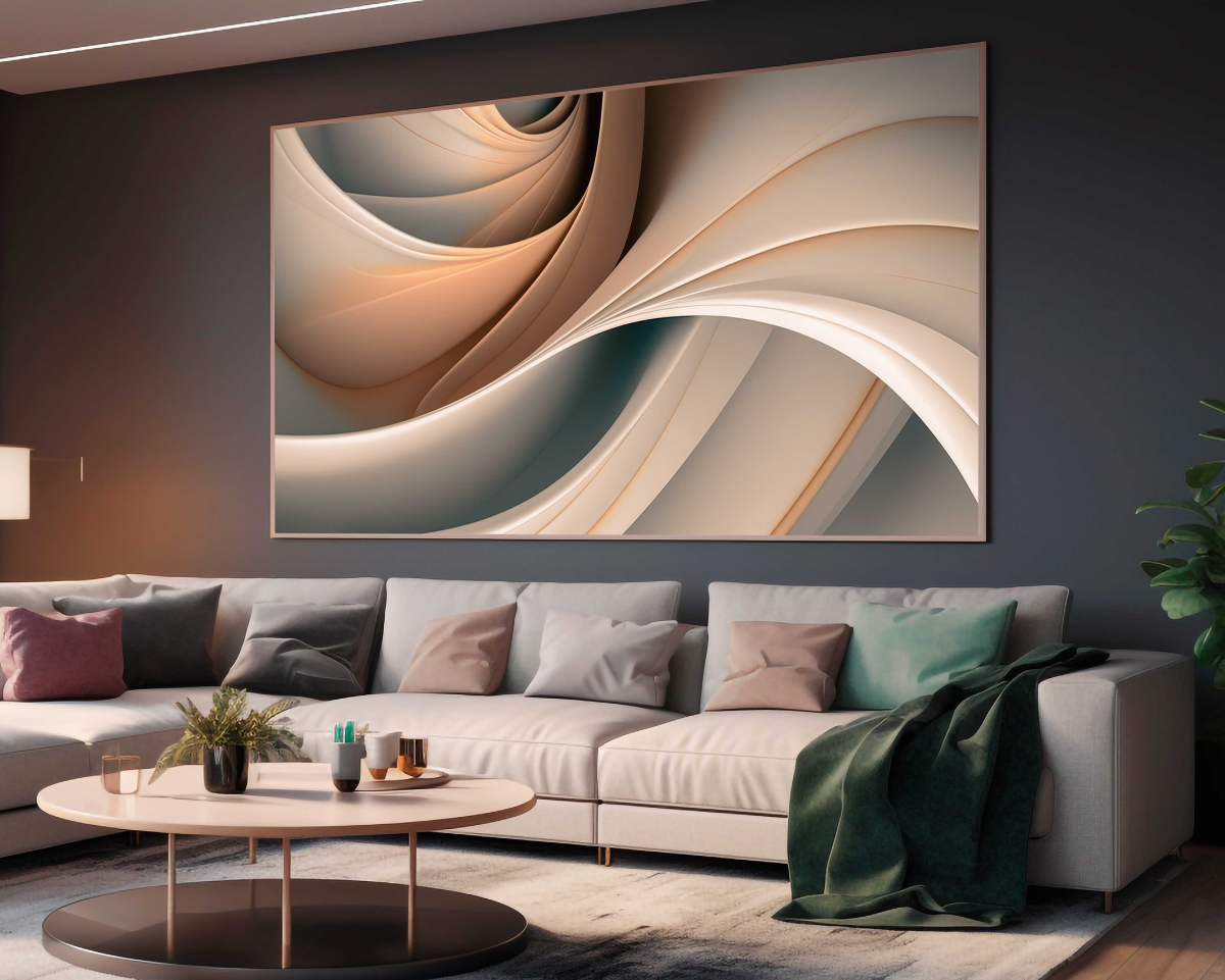 QUADRO BELA ILUSTRAÇÃO ARTE DE DECORAÇÃO - #4