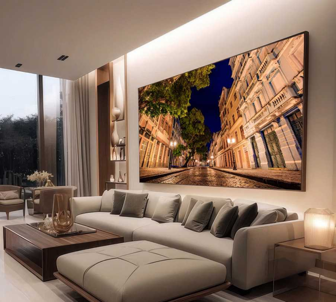 QUADRO RUA DO BOM JESUS A NOITE - #5