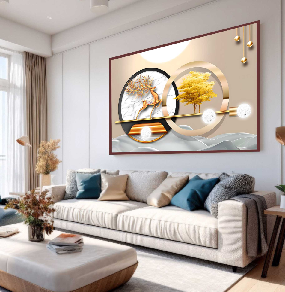 QUADRO ILUSTRAÇÃO DECOR EM ARTE MODERNA - #3