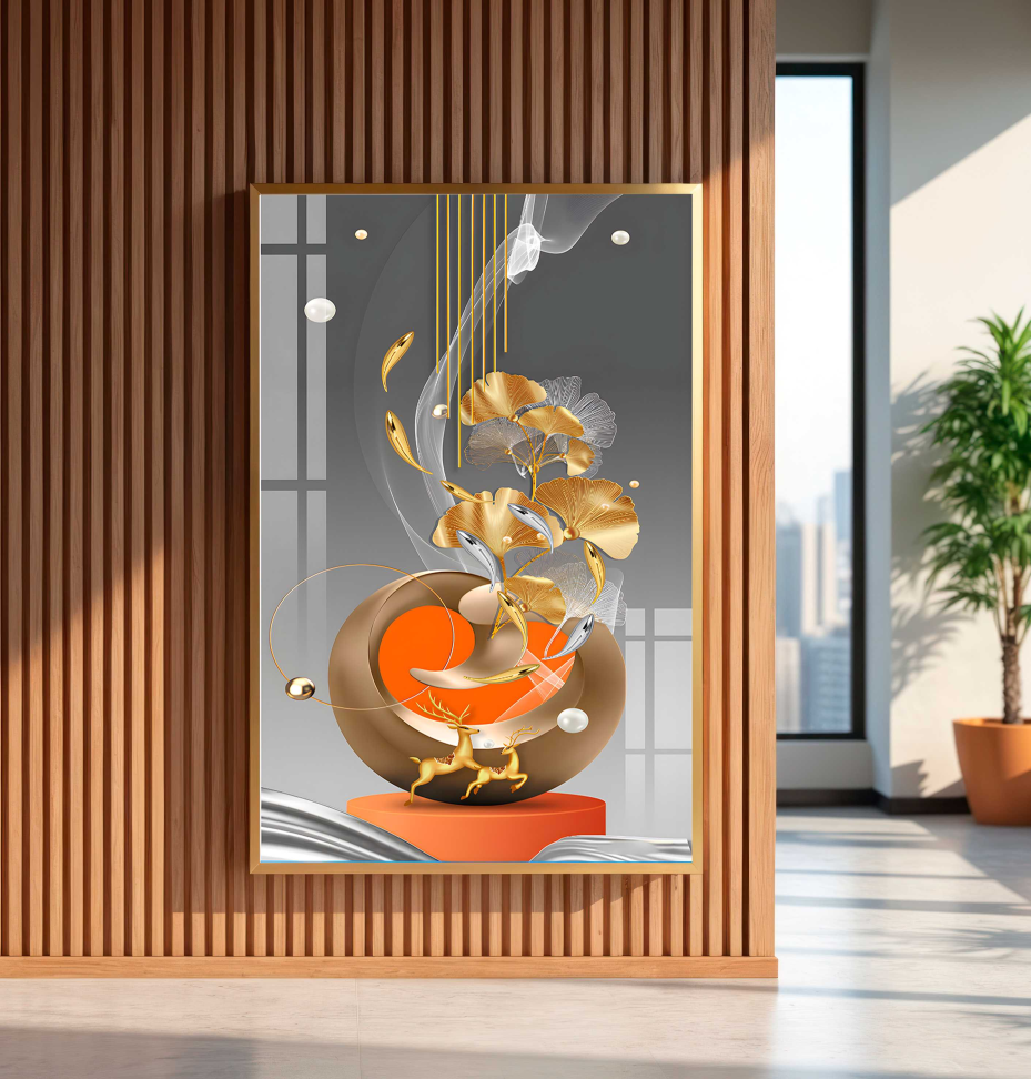 QUADRO MODERNA ARTE EM ILUSTRAÇÃO DECOR - #4