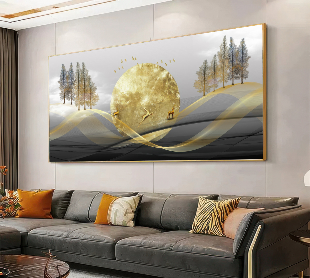 QUADRO ILUSTRAÇÃO EM ARTE DE PAISAGEM - #2