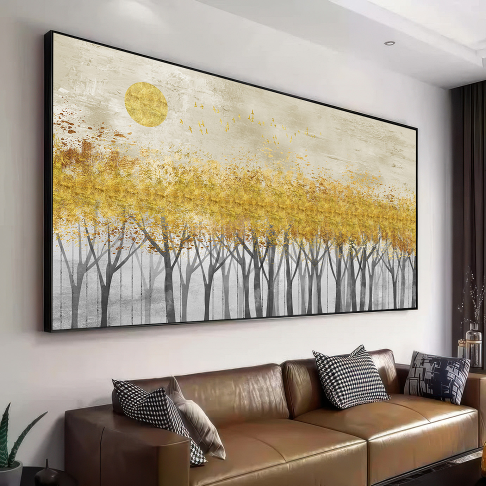 QUADRO PAISAGEM ABSTRATA DECOR - #5