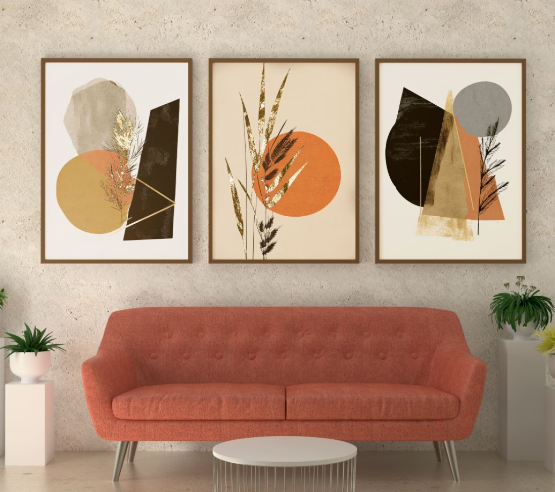 CONJUNTO ABSTRATO LUXUOSO E MODERNO - #1