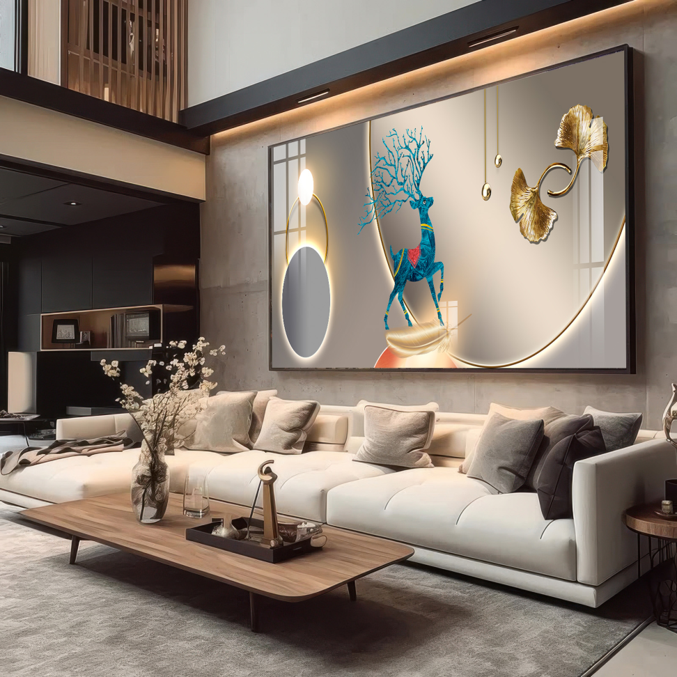 QUADRO ILUSTRAÇÃO ARTE DECOR MODERNO - #2