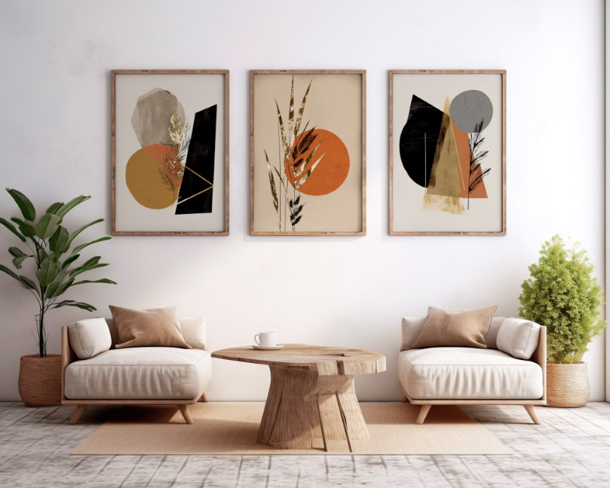 CONJUNTO ABSTRATO LUXUOSO E MODERNO - #1