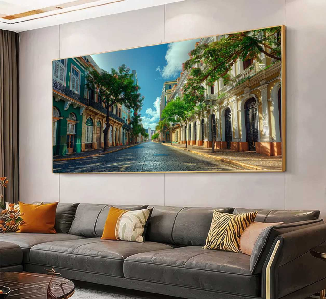 QUADRO UMA  BELA RUA DO RECIFE ANTIGO - #5