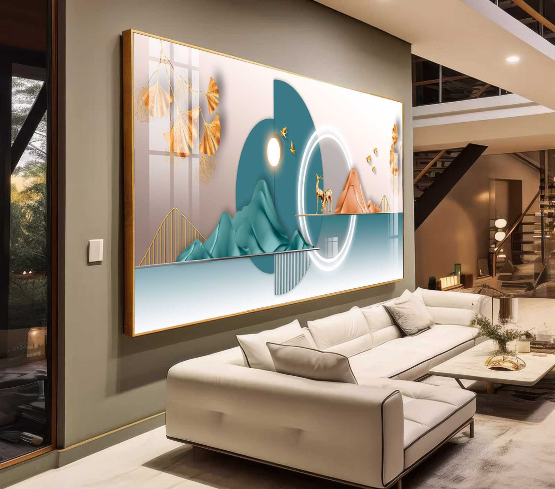 QUADRO EM LINDA ILUSTRAÇÃO ELEGANTE DECOR - #4