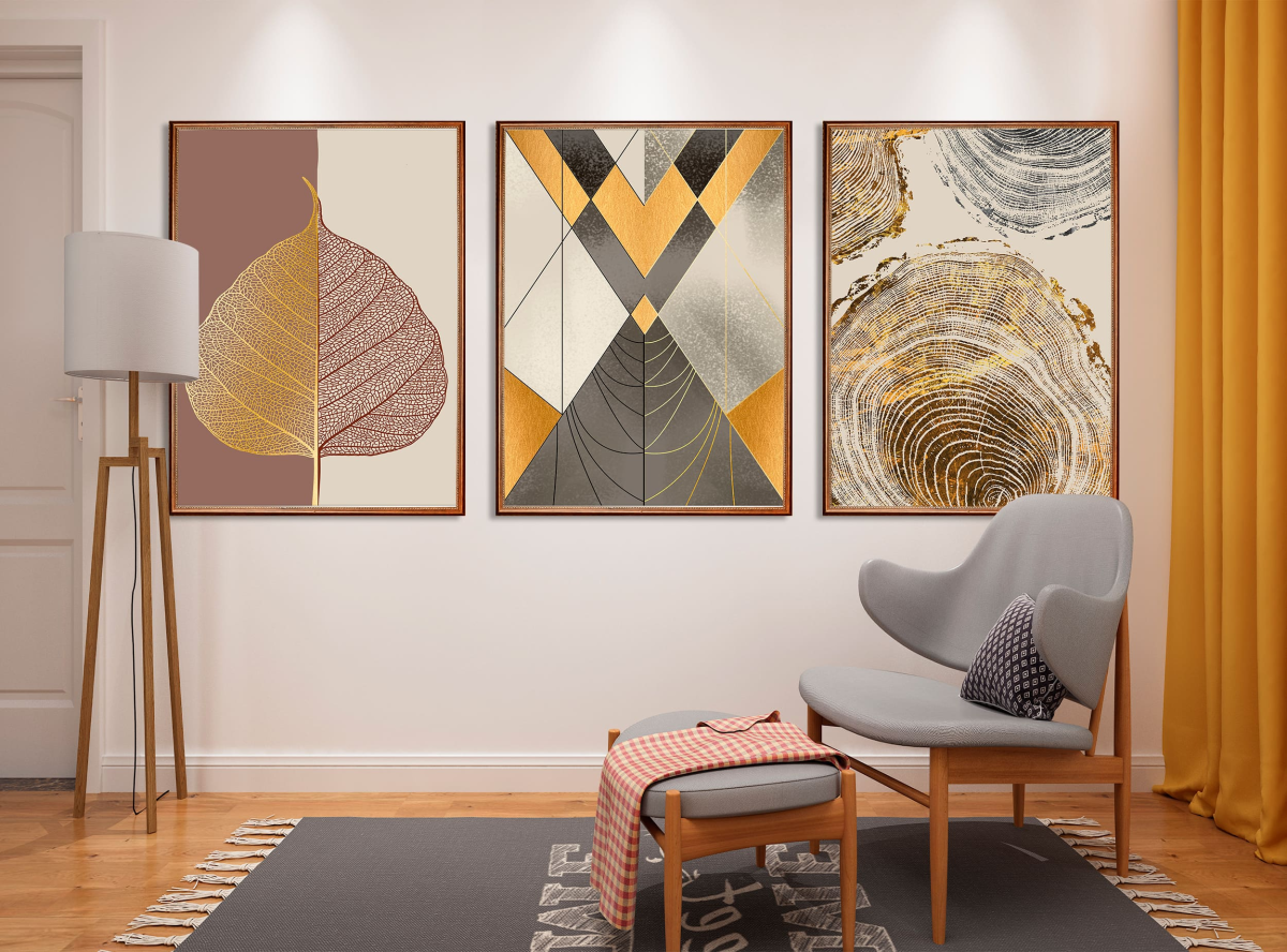 CONJUNTO ABSTRATO DECORADO - #5