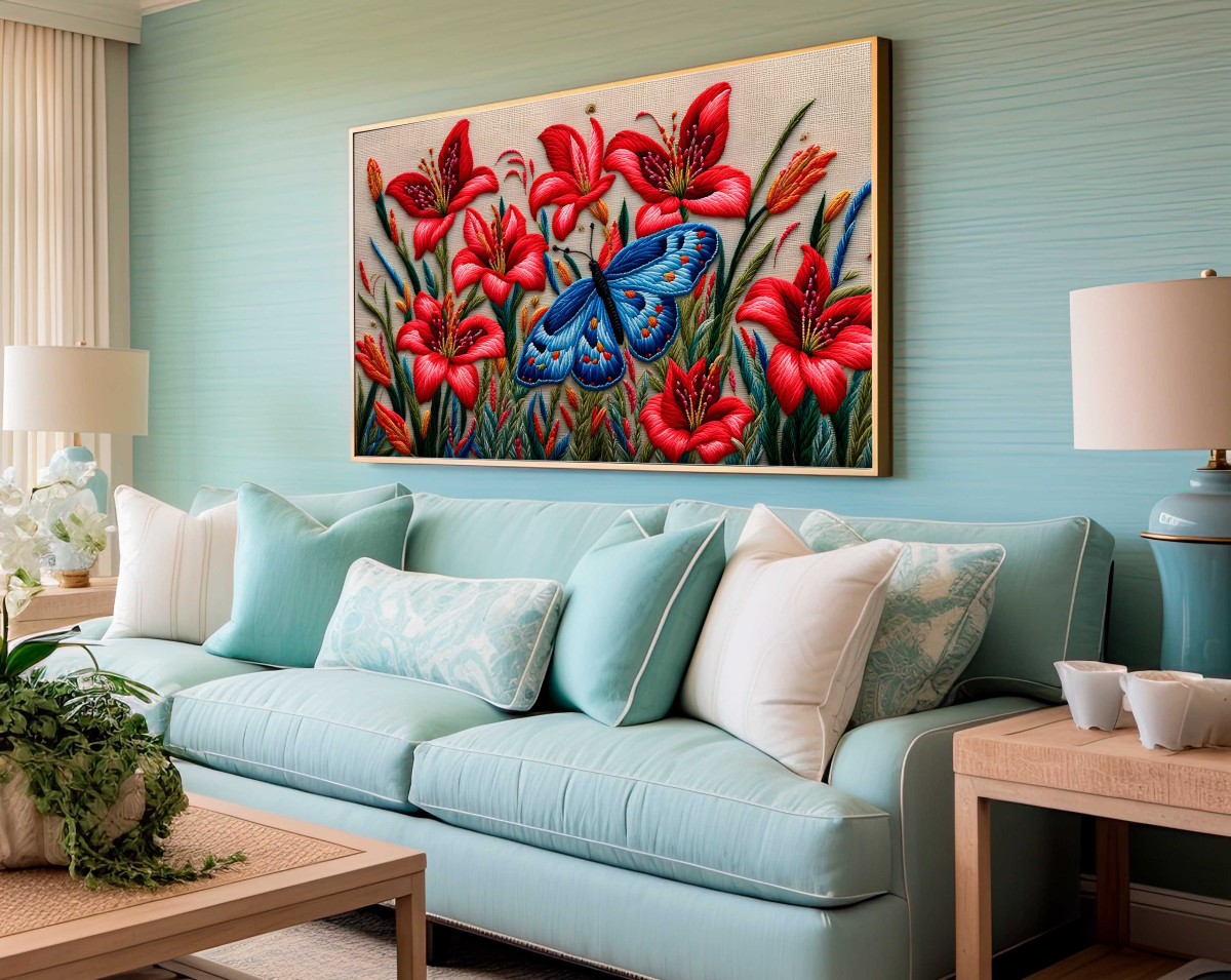 QUADRO BELA ARTE NATUREZA EM VERMELHOS - #3