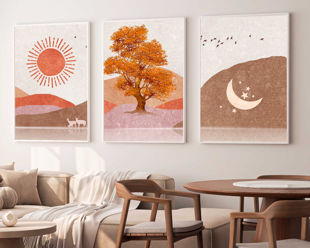 CONJUNTO ILUSTRAÇÃO A PAISAGEM DECOR - #2