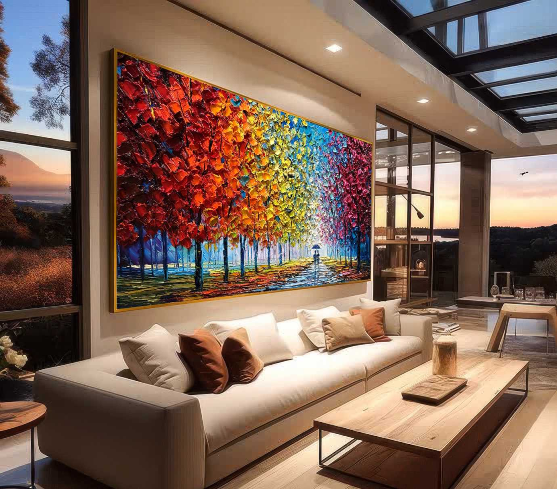 QUADRO UMA BELA PINTURA ABSTRATA - #3