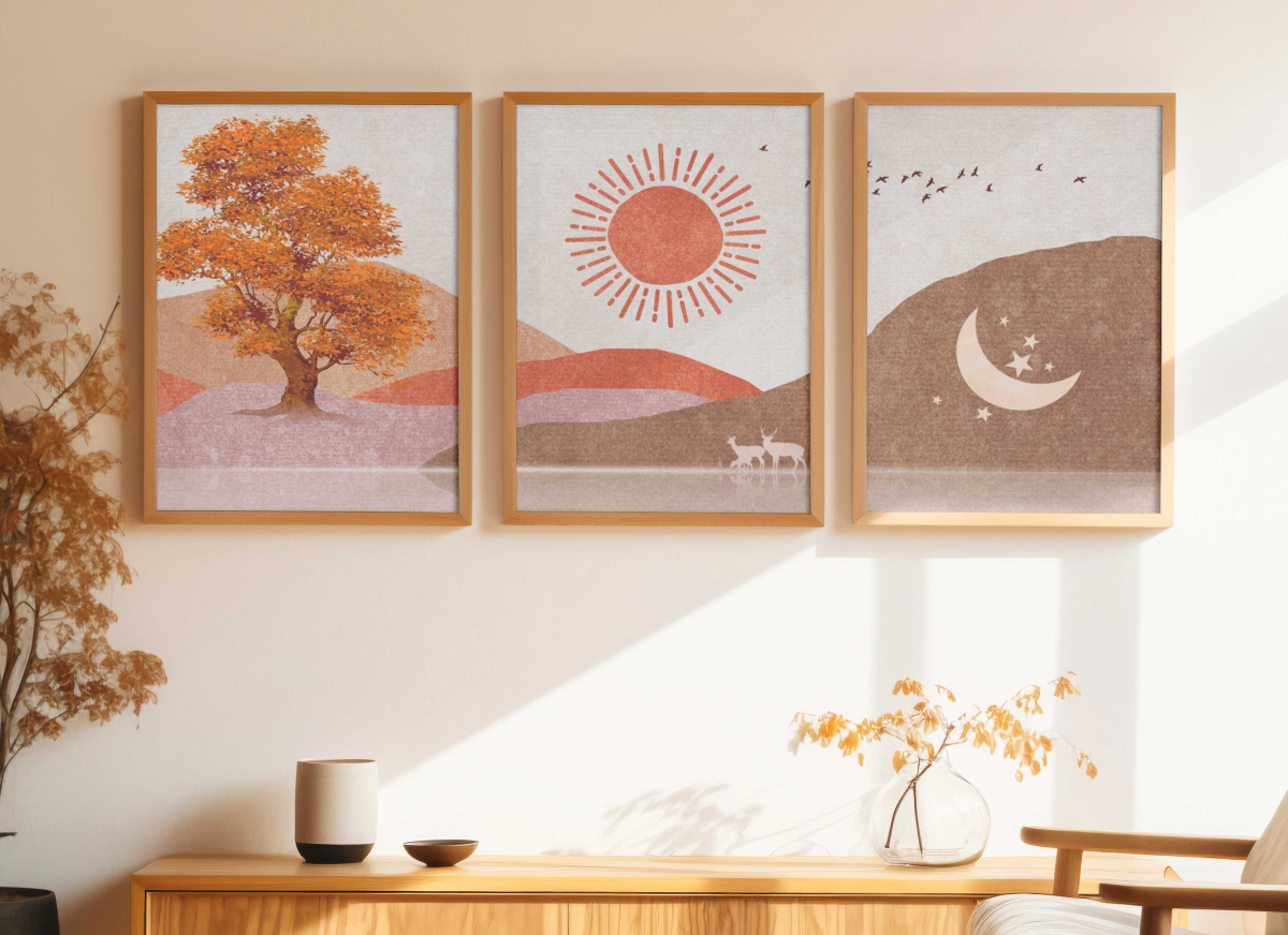 CONJUNTO ILUSTRAÇÃO A PAISAGEM DECOR - #4