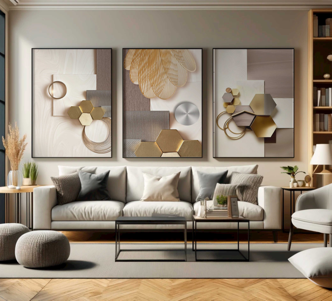 CONJUNTO GEOMETRICOS EM 3D MODERNOS - #5