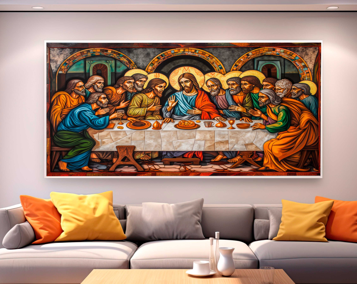 QUADRO ARTE SANTA CEIA - #4