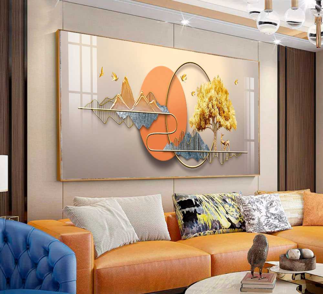 QUADRO EM ARTE ILUSTRAÇÃO DIGITAL MODERNA - #3