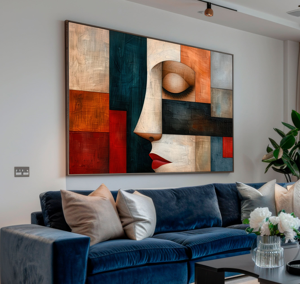 QUADRO ARTE PINTURA MINIMALISTA ABSTRATA - #4