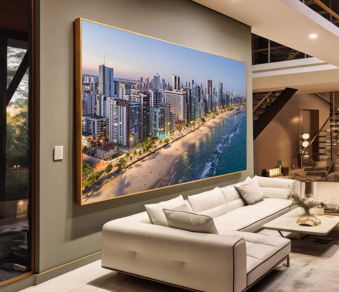 QUADRO LINDA VISÃO DA PRAIA DE PIEDADE - #5