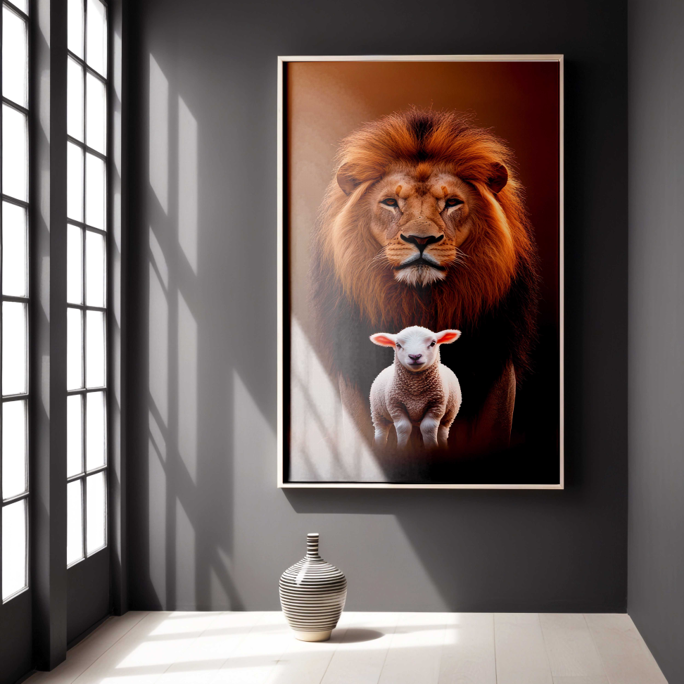 QUADRO O LEÃO E A OVELHA - #2