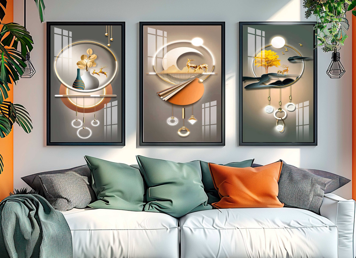 CONJUNTO MODERNO EM ILUSTRAÇÕES DE DECORAÇÃO - #2