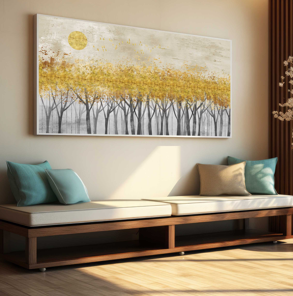 QUADRO PAISAGEM ABSTRATA DECOR - #3