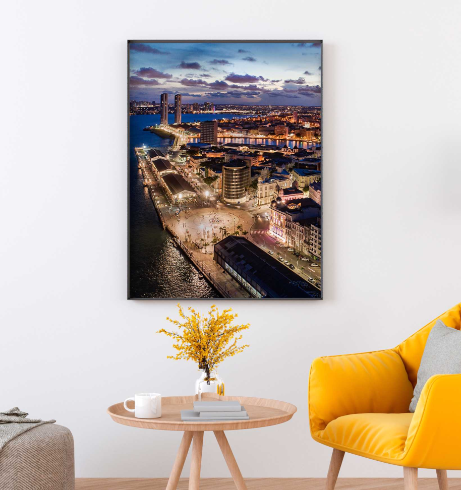 QUADRO MARCO ZERO  ANOITECER VERTICAL - #2