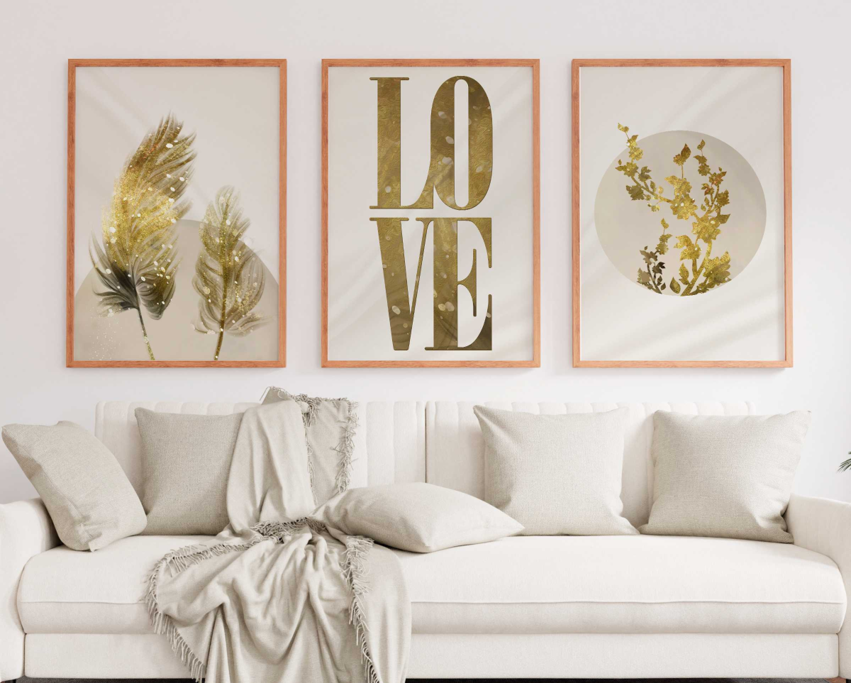 CONJUNTO ILUSTRAÇÃO LOVE FLORAL - #4