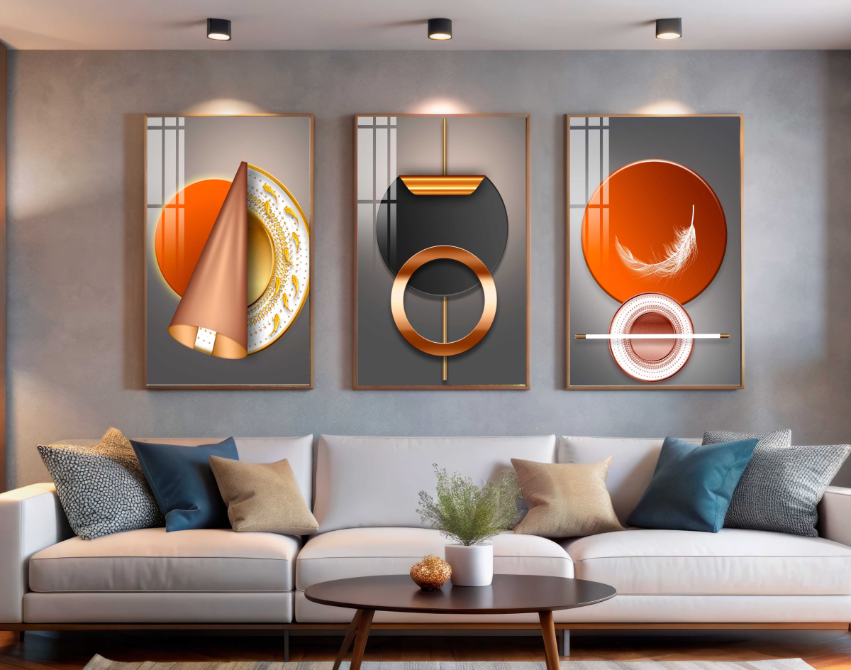 CONJUNTO ILUSTRAÇÃO ARTE LUXO DECOR - #5