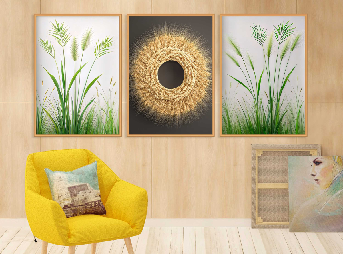 CONJUNTO ARTE TRIGOS DECOR - #3