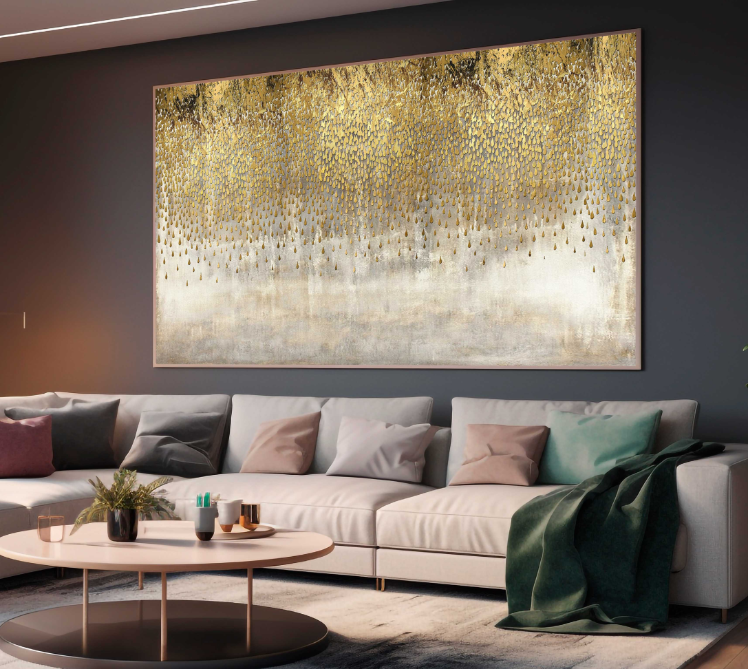 QUADRO EM BELA ARTE ABSTRATA - #4