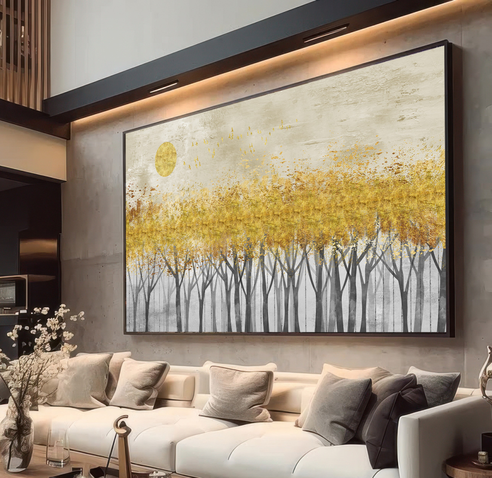 QUADRO PAISAGEM ABSTRATA DECOR - #2