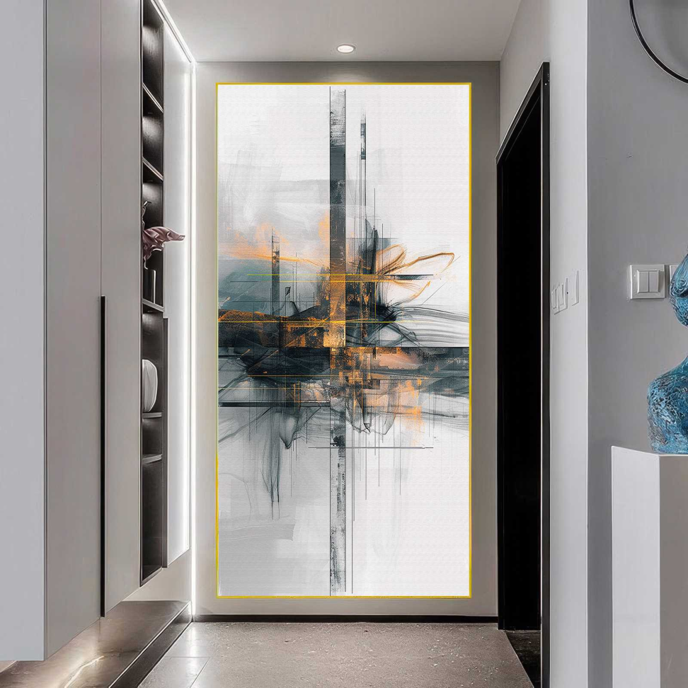 QUADRO UM MODERNO ABSTRATO DECOR - #4