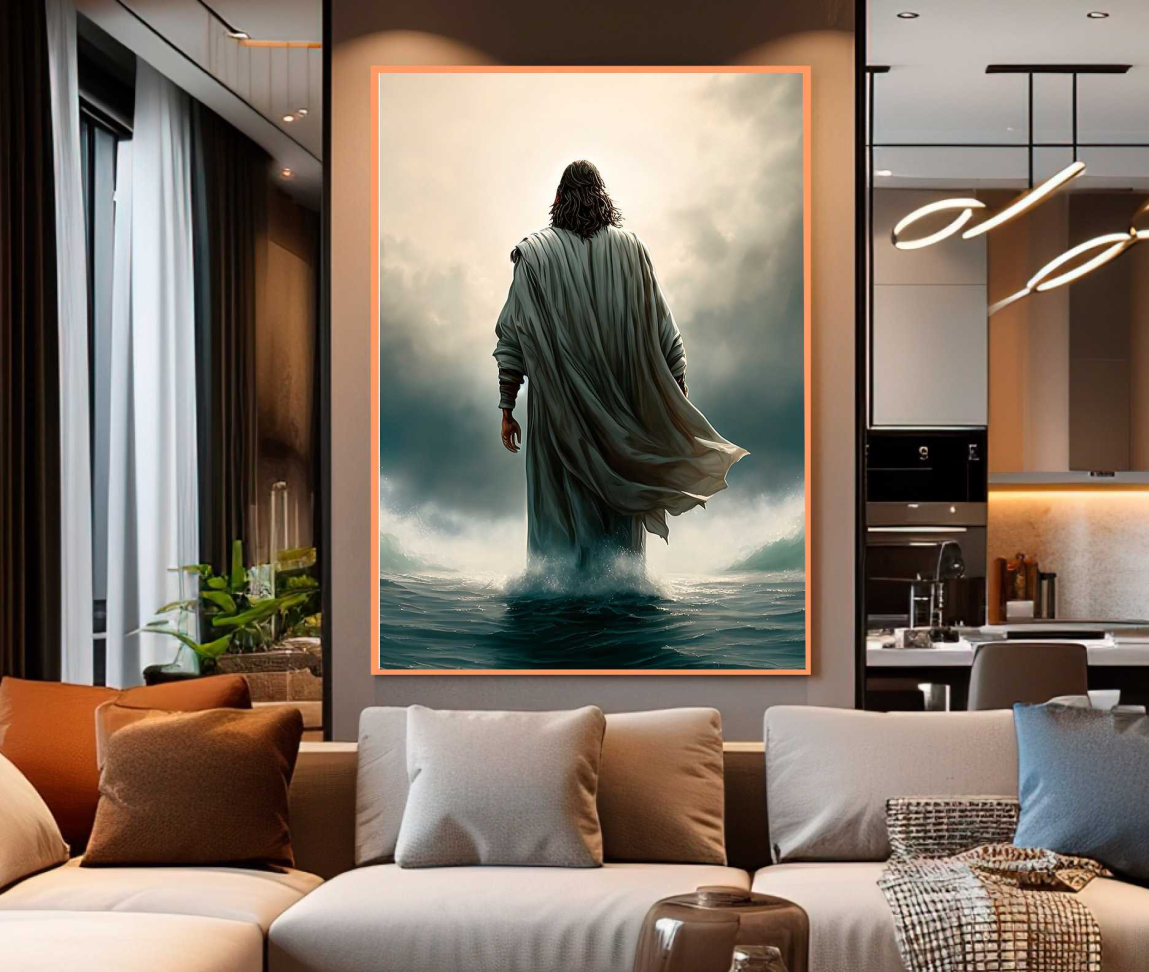 QUADRO CAMINHANDO SOBRE AS ÁGUAS - #3