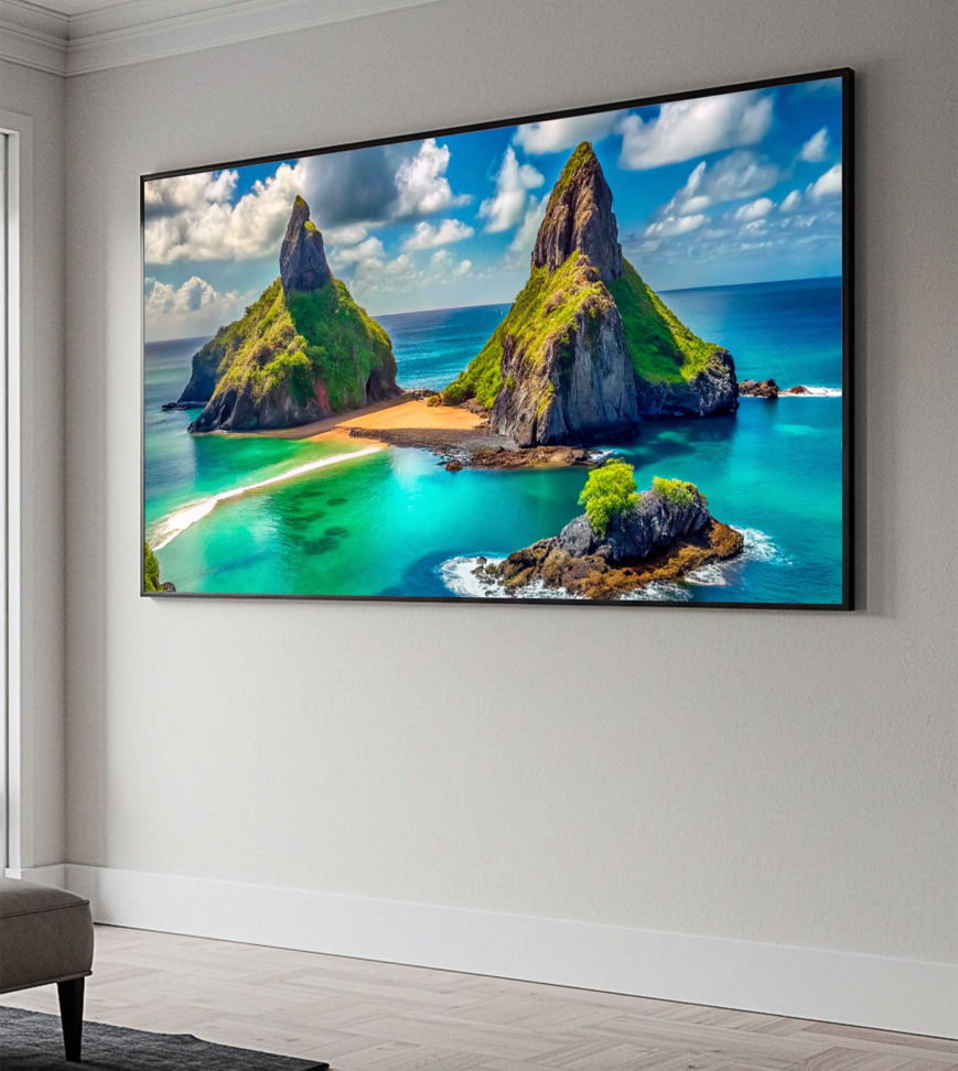 QUADRO EM BELA PAISAGEM AO MAR DE NORONHA - #5