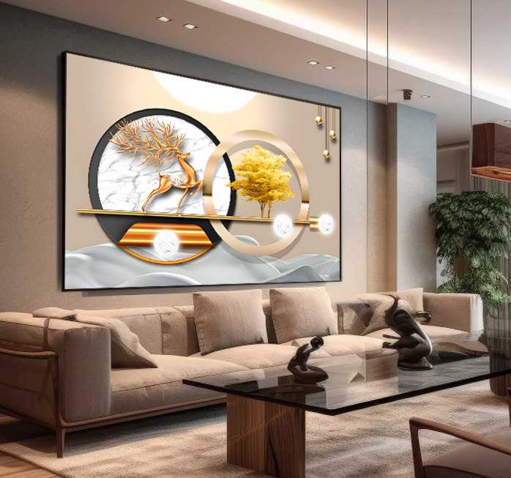 QUADRO ILUSTRAÇÃO DECOR EM ARTE MODERNA - #2