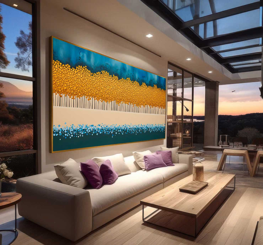 QUADRO MODERNO ABSTRATO EM ARTE DECOR - #5