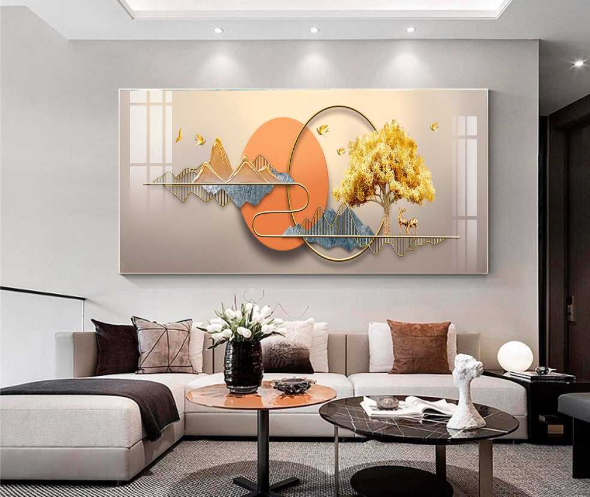 QUADRO EM ARTE ILUSTRAÇÃO DIGITAL MODERNA - #4