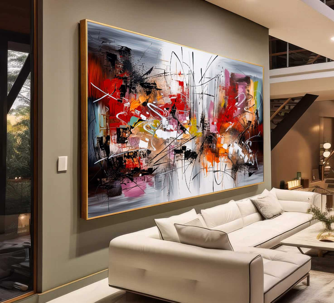 QUADRO ABSTRATO SURREAL - #2