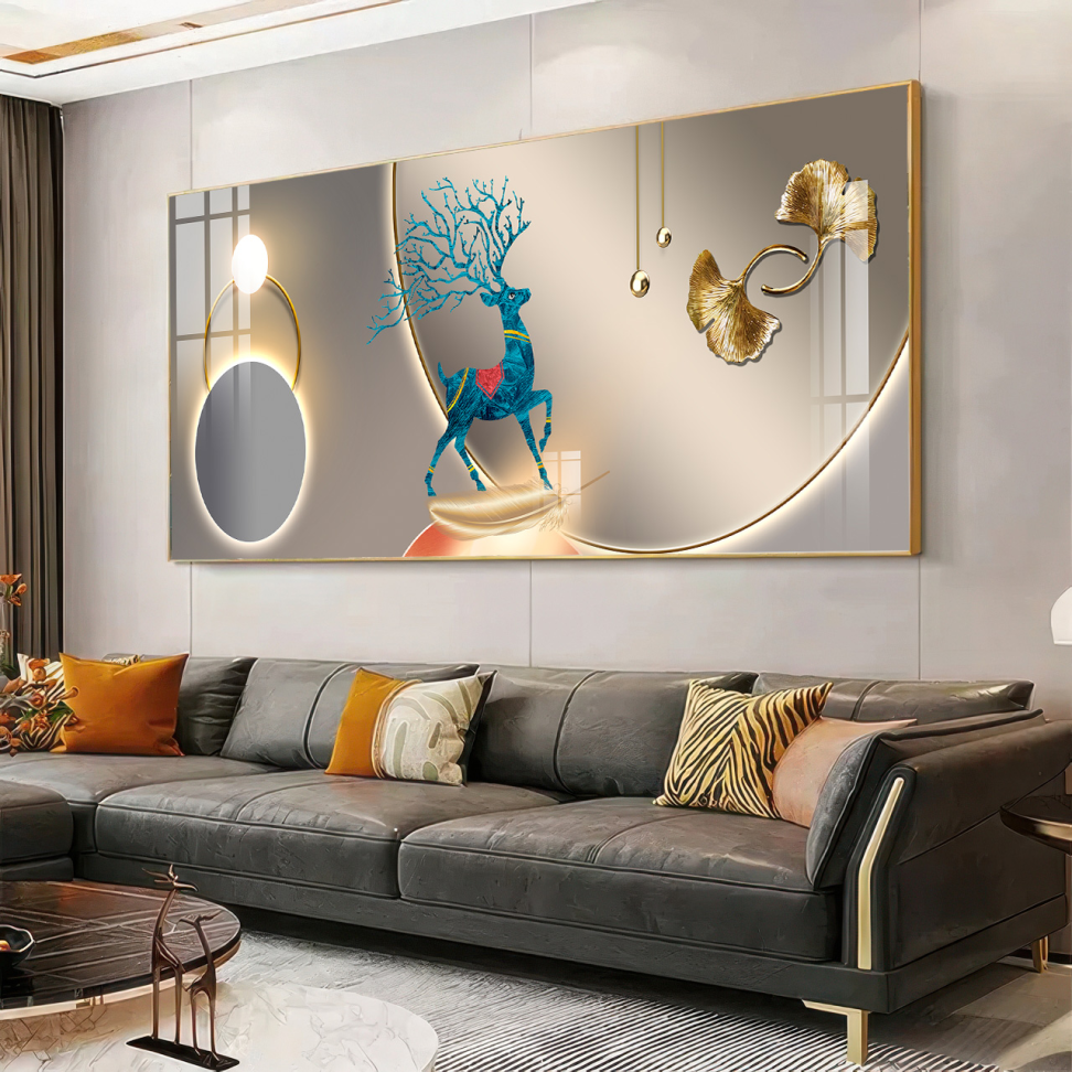 QUADRO ILUSTRAÇÃO ARTE DECOR MODERNO - #5