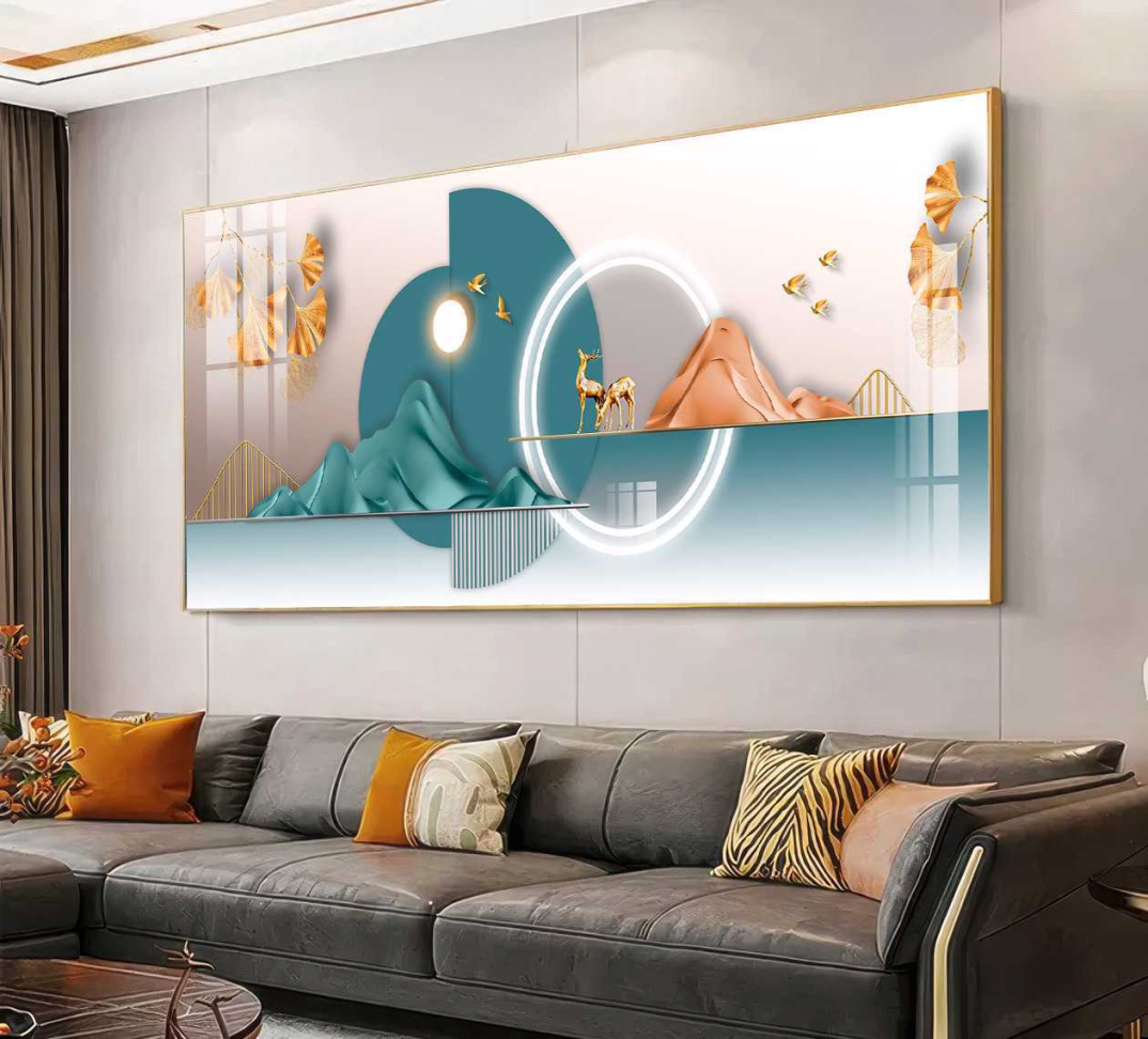 QUADRO EM LINDA ILUSTRAÇÃO ELEGANTE DECOR - #2