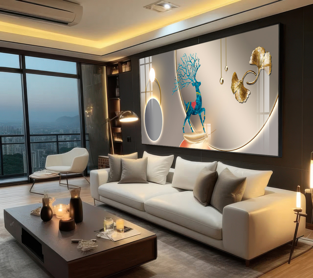 QUADRO ILUSTRAÇÃO ARTE DECOR MODERNO - #4