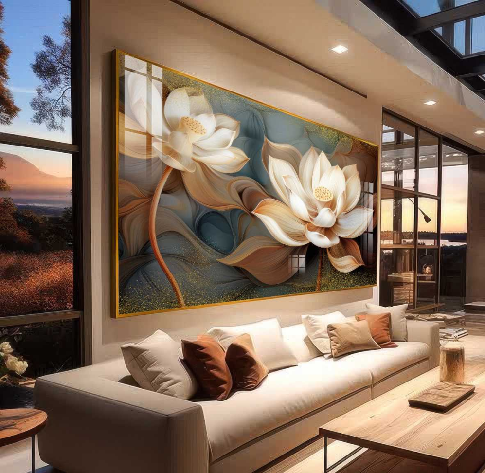 QUADRO FLORES EM ABSTRATOS DECOR - #5