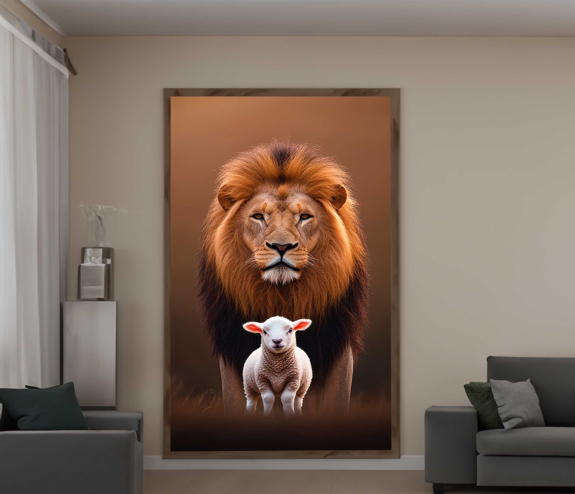 QUADRO O LEÃO E A OVELHA - #4