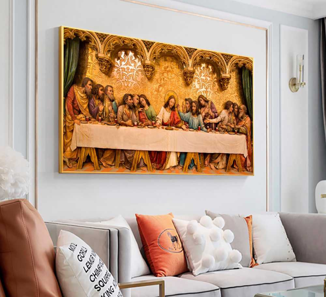 QUADRO SANTA CEIA ARTE DECOR - #3