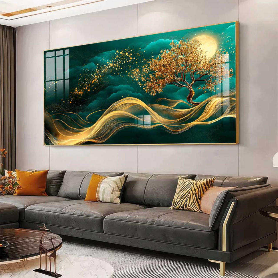 QUADRO ELEGÂNCIA MODERNA EM ILUSTRAÇÃO ABSTRATA - #2