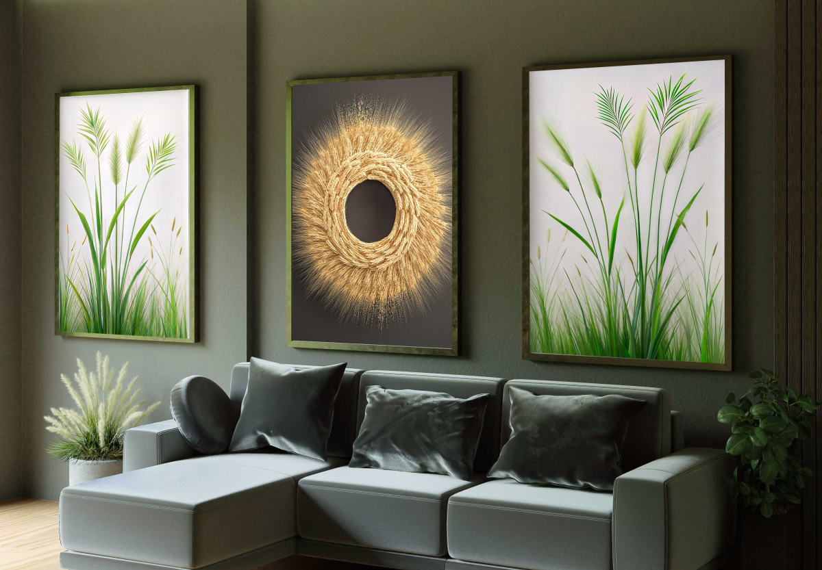 CONJUNTO ARTE TRIGOS DECOR - #5