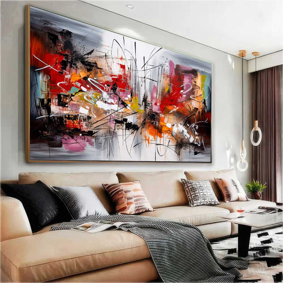 QUADRO ABSTRATO SURREAL - #4