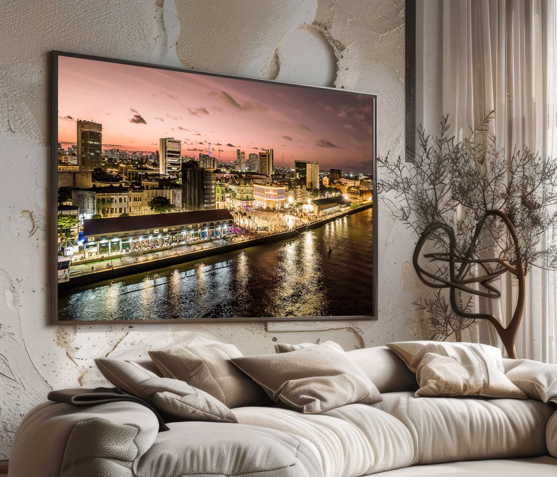 QUADRO EM BELA IMAGEM MARCO ZERO NO RECIFE - #5