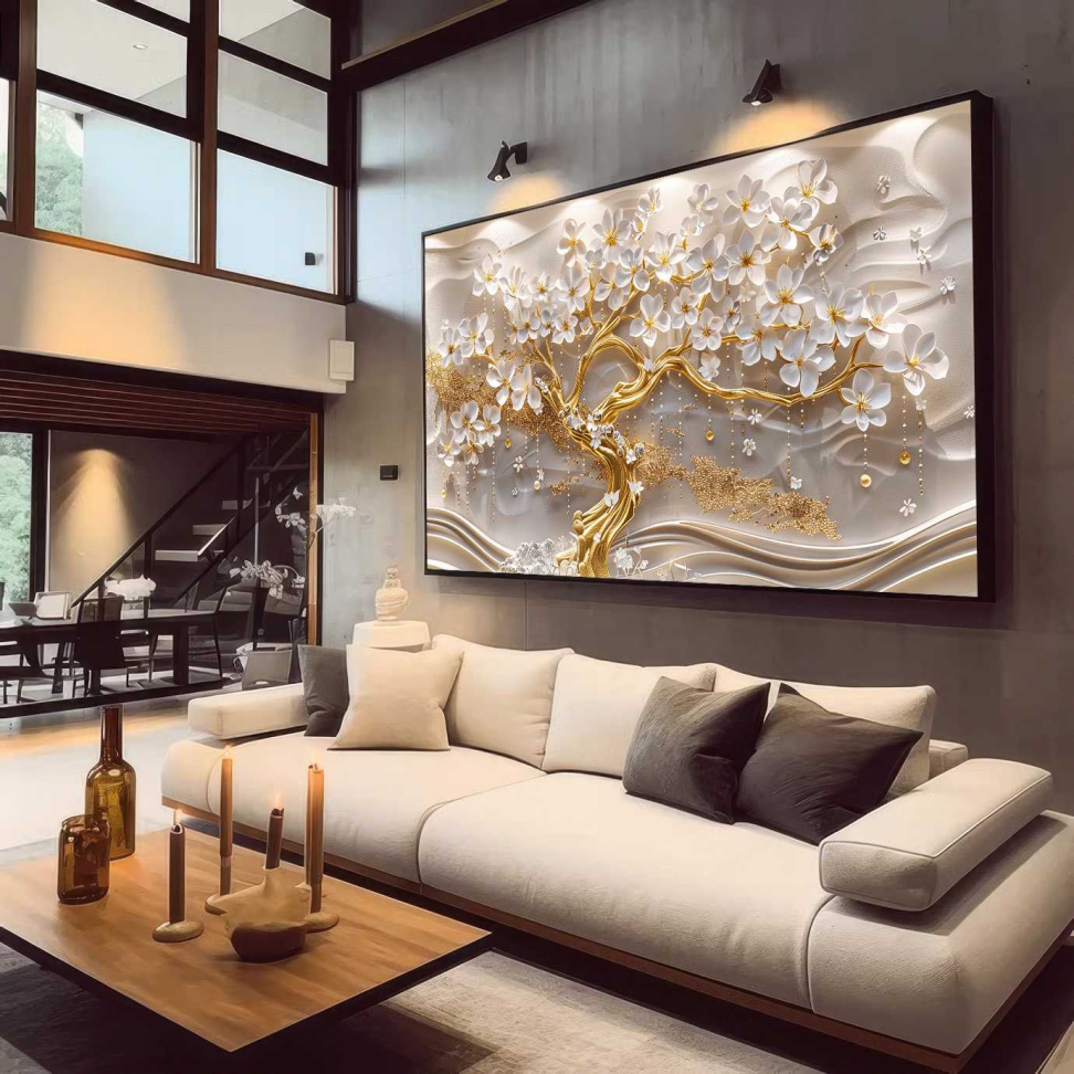 QUADRO EM ARVORE MODERNA EM DOURADOS - #5